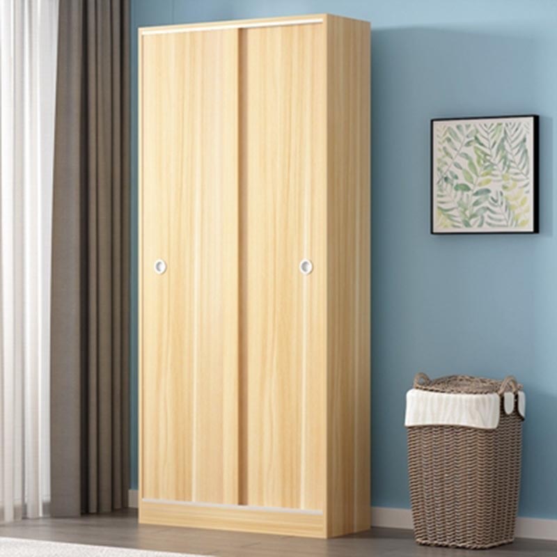 Modern Style Wardrobe Cabinet Engineered Wood Armoire for Bedroom