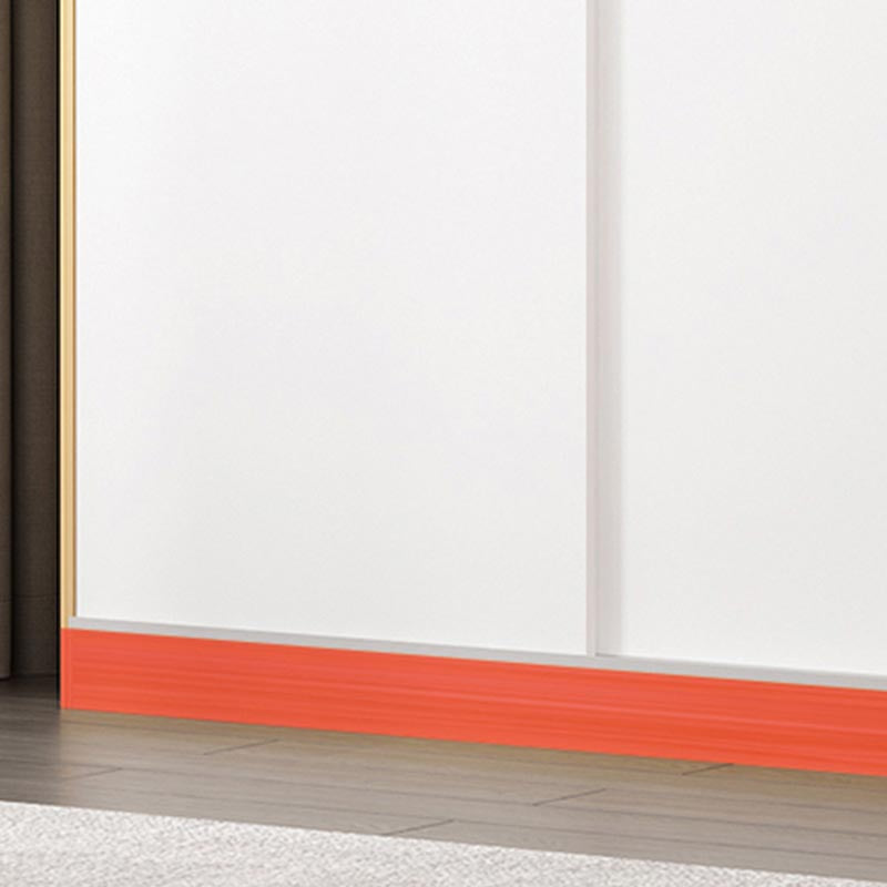 Modern Style Wardrobe Cabinet Engineered Wood Armoire for Bedroom