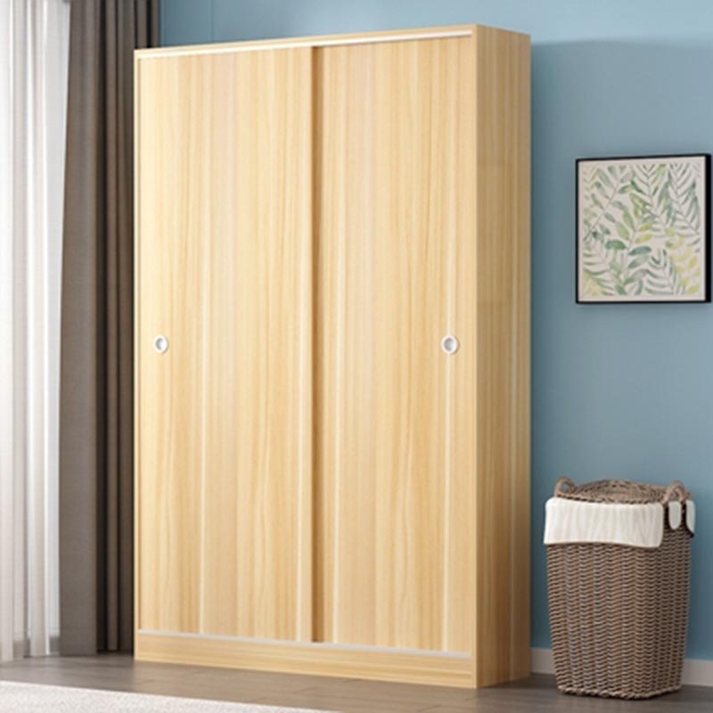 Modern Style Wardrobe Cabinet Engineered Wood Armoire for Bedroom