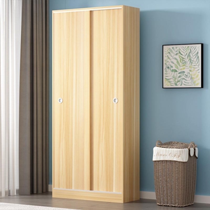 Modern Style Wardrobe Cabinet Engineered Wood Armoire for Bedroom