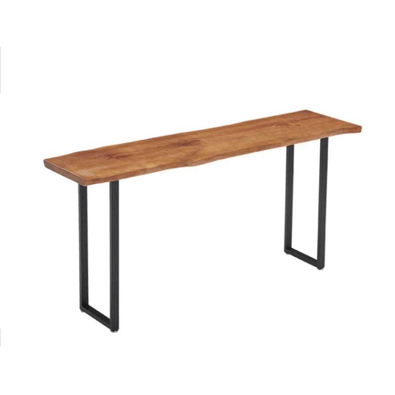 Modern Rectangle Solid Wood Bar Table Set 1/2/4/5/9 Pieces Counter Table with Stools