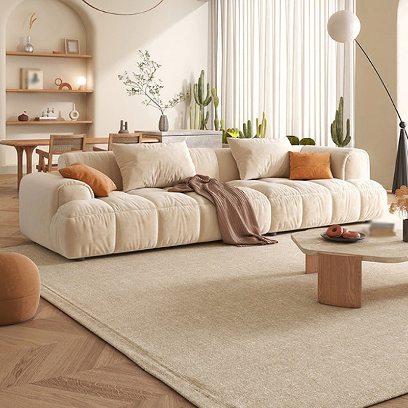 Stationary Square Arm Standard Cushions Contemporary Seating for Living Room
