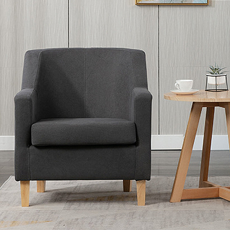 Synthetic Arm Chair 27.55" L x 24.40" W x 31.49" H  Accent Armchair for Living Room