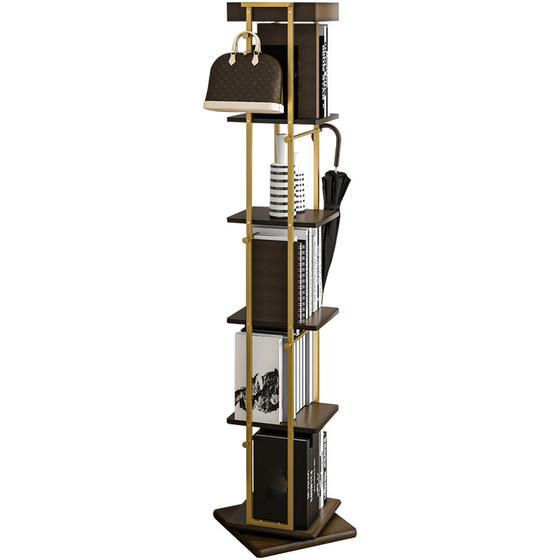 Modern Style Metal Bookshelf Open Back Bookcase for Home Office