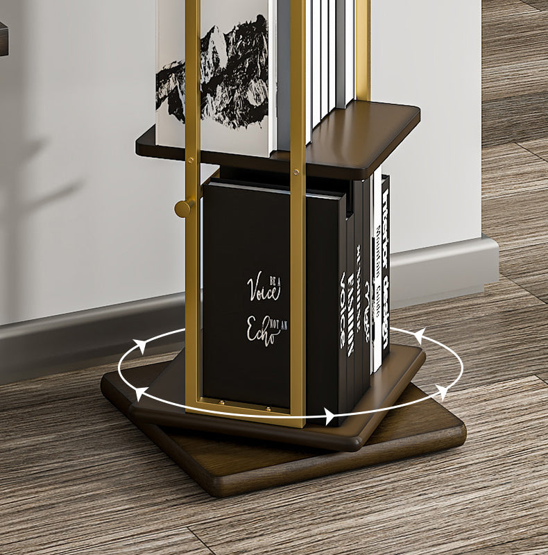 Modern Style Metal Bookshelf Open Back Bookcase for Home Office