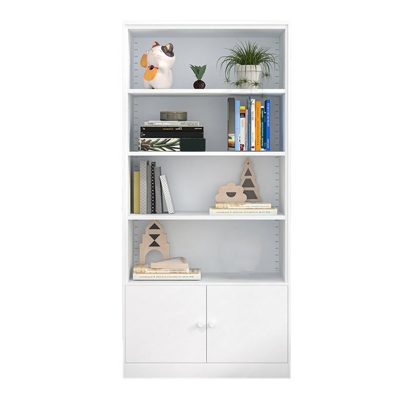 Closed Back Steel Bookshelf Modern Home Living Room Bedroom Standard Bookcase