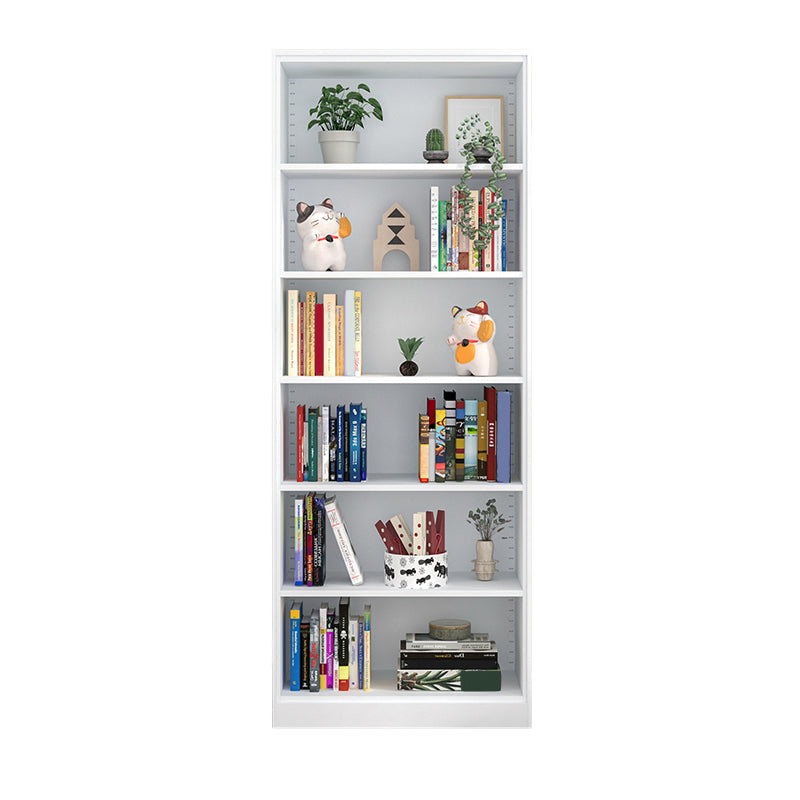 Closed Back Steel Bookshelf Modern Home Living Room Bedroom Standard Bookcase
