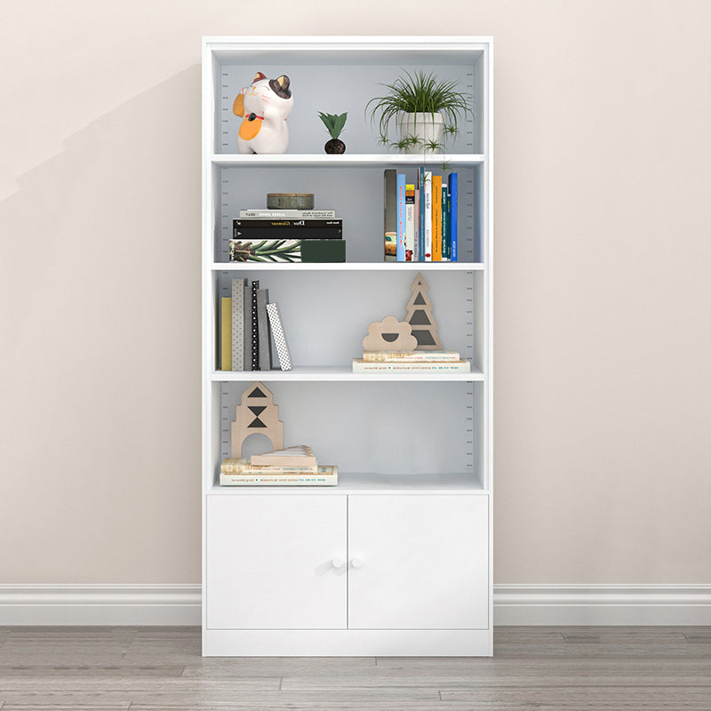 Closed Back Steel Bookshelf Modern Home Living Room Bedroom Standard Bookcase