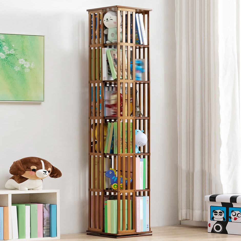 Geometric Rotatable Bookshelf Modern Style Study Room Bookshelf