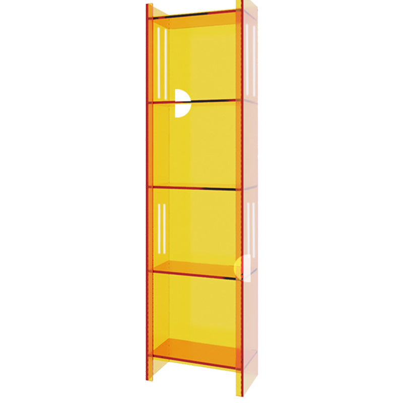 Standard Closed Back Bookshelf Scandinavian Acrylic Bookcase
