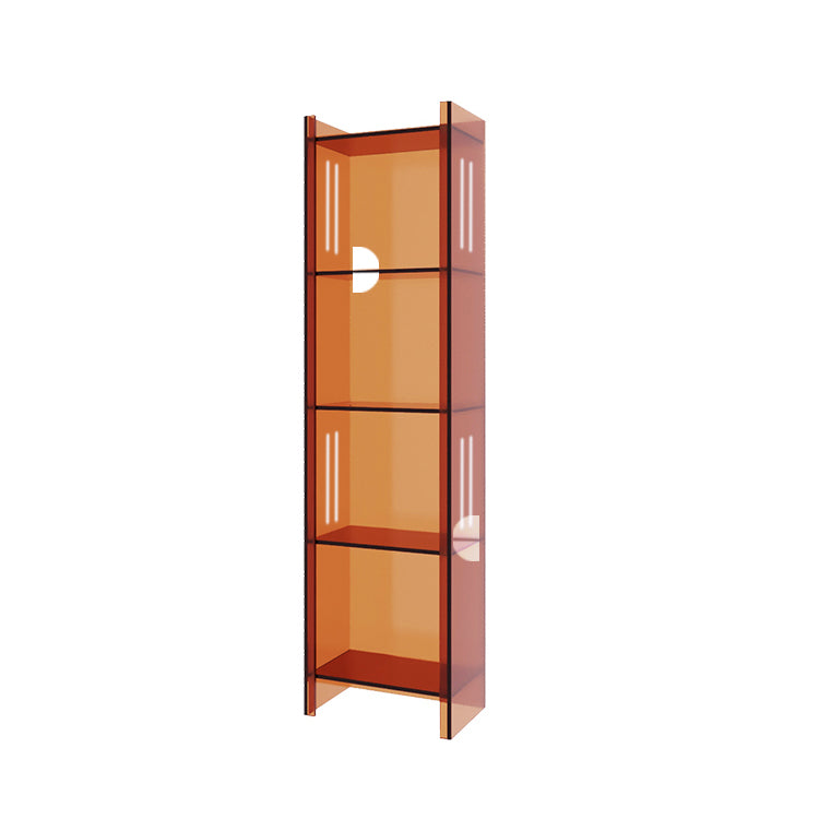 Standard Closed Back Bookshelf Scandinavian Acrylic Bookcase
