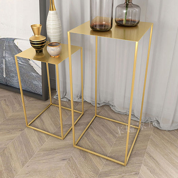 Rectangle Open Black Bookshelf Modern Metal Storage Bookcase