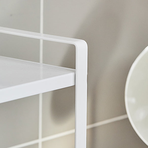 Modern Metal Bookcase, Geometric Bookshelf for Any Room, 8.5" W