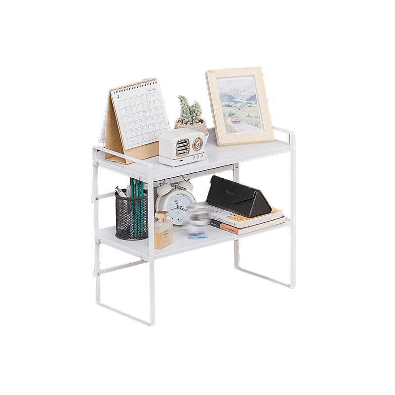 Modern Metal Bookcase, Geometric Bookshelf for Any Room, 8.5" W