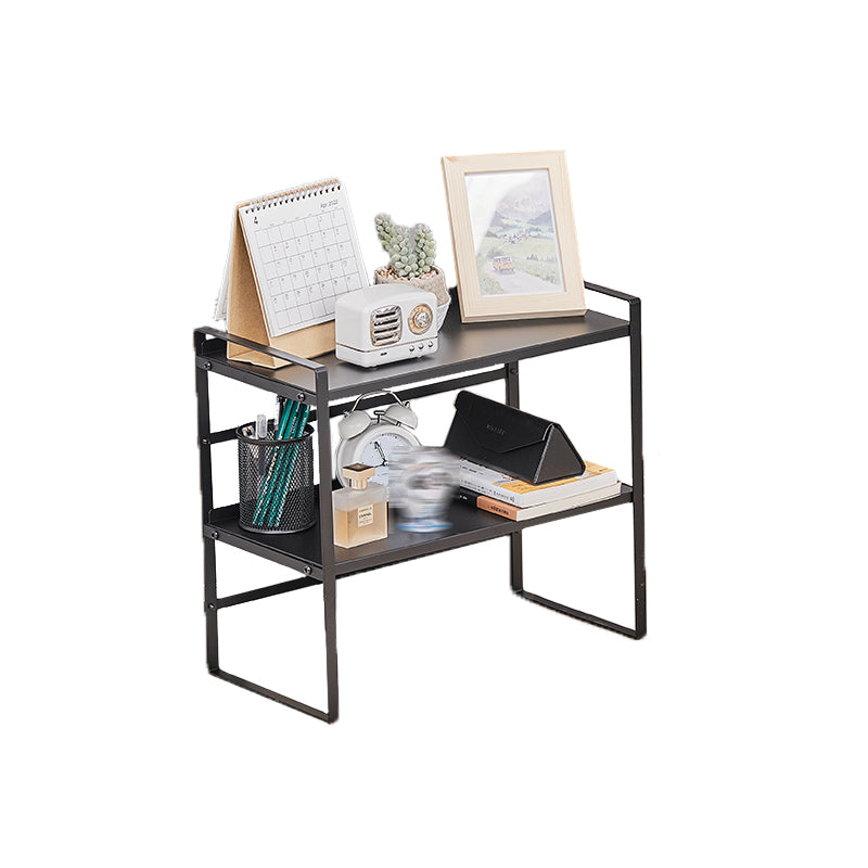 Modern Metal Bookcase, Geometric Bookshelf for Any Room, 8.5" W