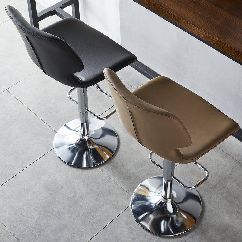 Modern Liftable Bar-stool Metal Counter Bar Stool with Metal Legs for Kitchen