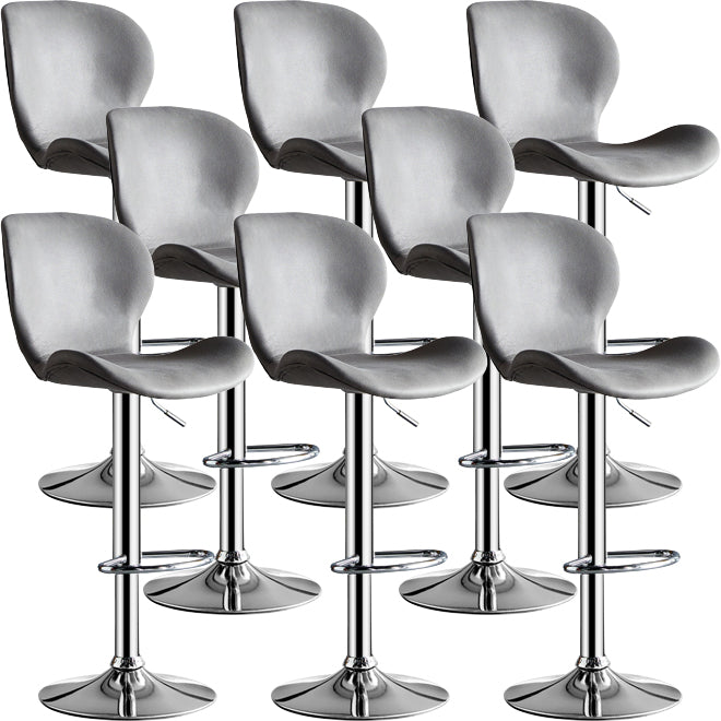 Modern Liftable Bar-stool Metal Counter Bar Stool with Metal Legs for Kitchen