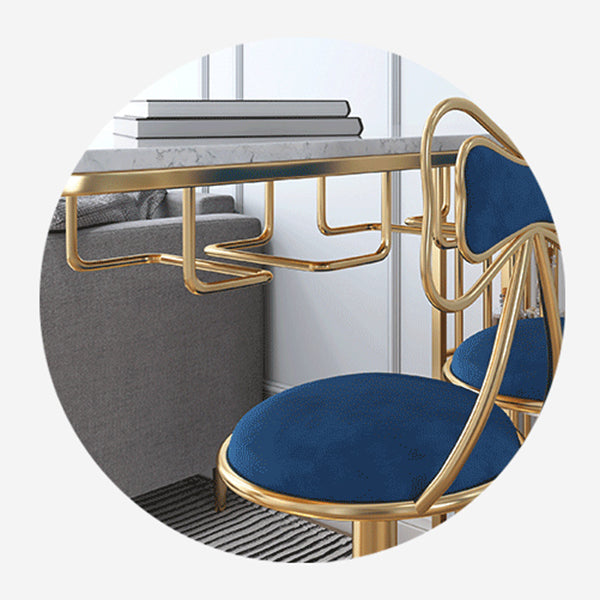 Upholstered Bar Stools Adjustable Height Scandinavian Counter-height Stool