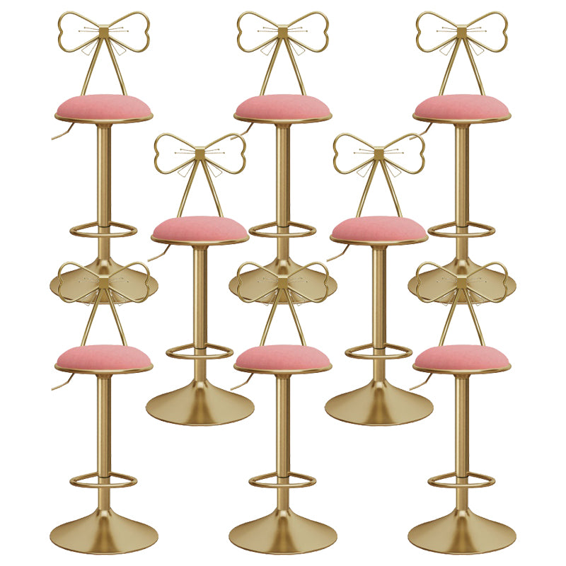 Upholstered Bar Stools Adjustable Height Scandinavian Counter-height Stool