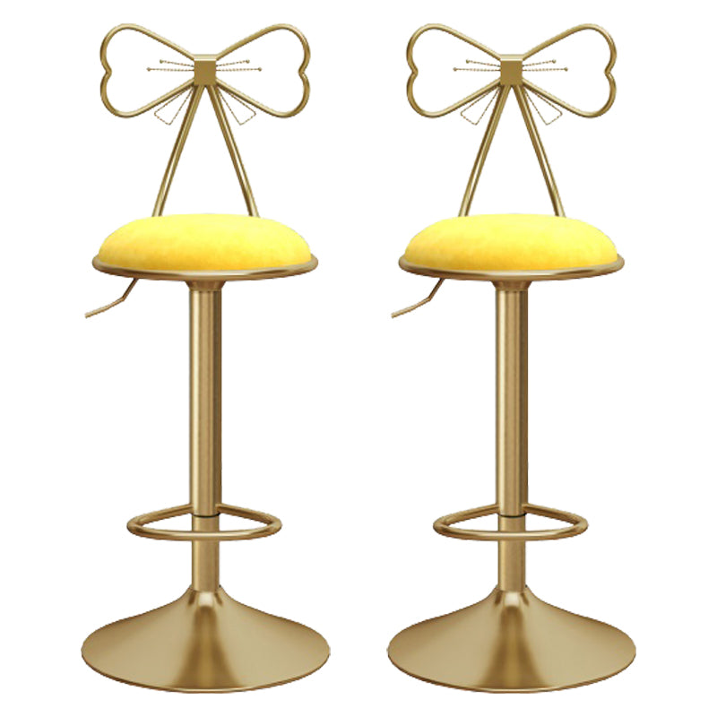 Upholstered Bar Stools Adjustable Height Scandinavian Counter-height Stool