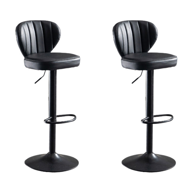 Modern Liftable Bar-stool Metal Counter Bar Stool with Metal Legs for Restaurant