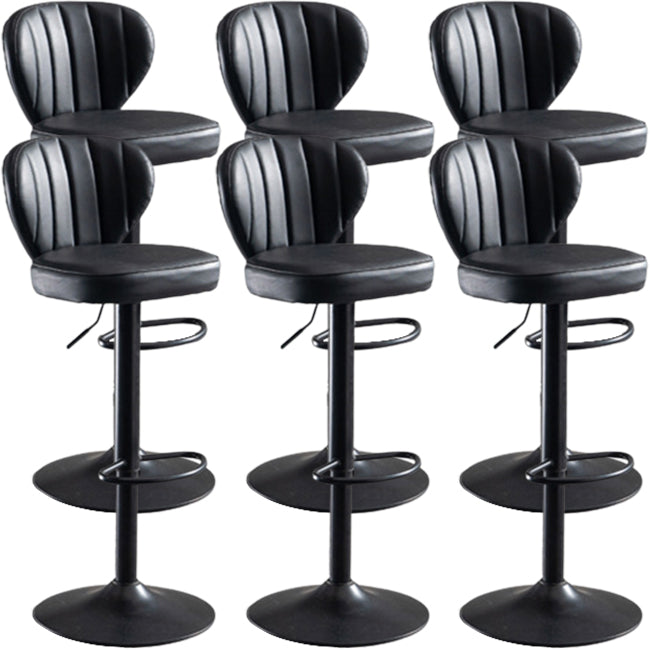 Modern Liftable Bar-stool Metal Counter Bar Stool with Metal Legs for Restaurant