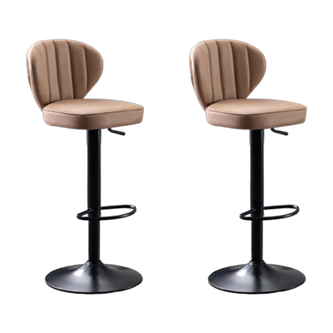 Modern Liftable Bar-stool Metal Counter Bar Stool with Metal Legs for Restaurant