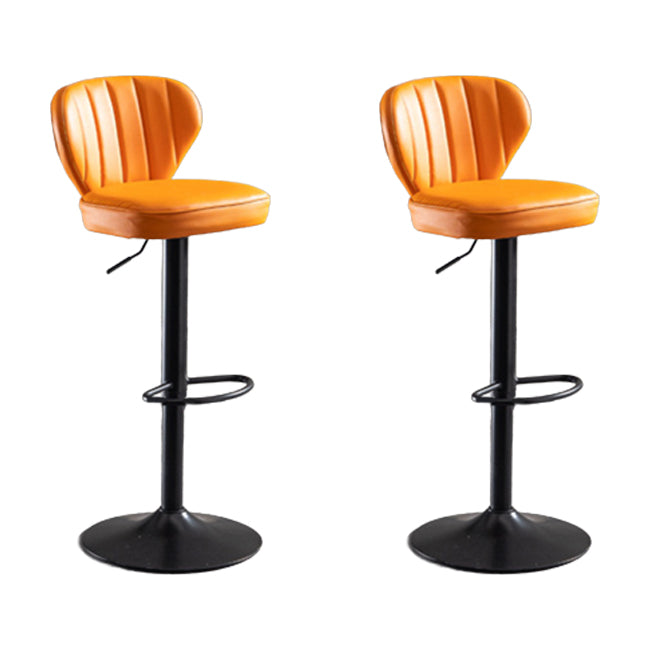 Modern Liftable Bar-stool Metal Counter Bar Stool with Metal Legs for Restaurant