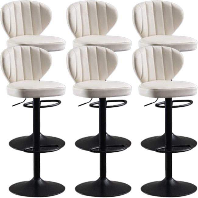 Modern Liftable Bar-stool Metal Counter Bar Stool with Metal Legs for Restaurant