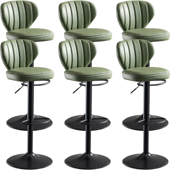 Modern Liftable Bar-stool Metal Counter Bar Stool with Metal Legs for Restaurant