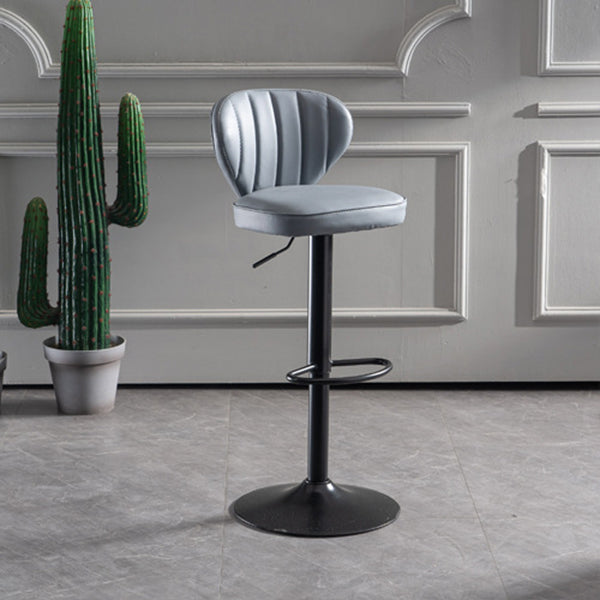 Modern Liftable Bar-stool Metal Counter Bar Stool with Metal Legs for Restaurant