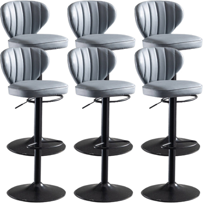 Modern Liftable Bar-stool Metal Counter Bar Stool with Metal Legs for Restaurant