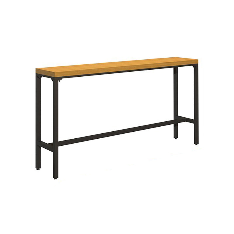 Modern 1/6/11 Pieces Bar Table Set Rectangle Pine Wood Counter Table with High Stools