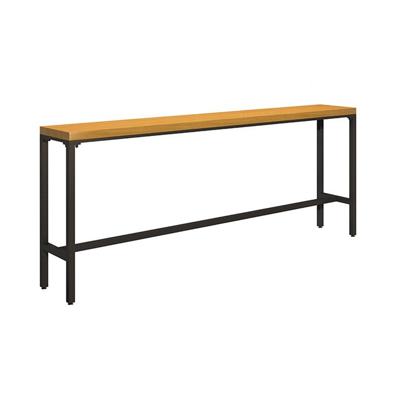 Modern 1/6/11 Pieces Bar Table Set Rectangle Pine Wood Counter Table with High Stools