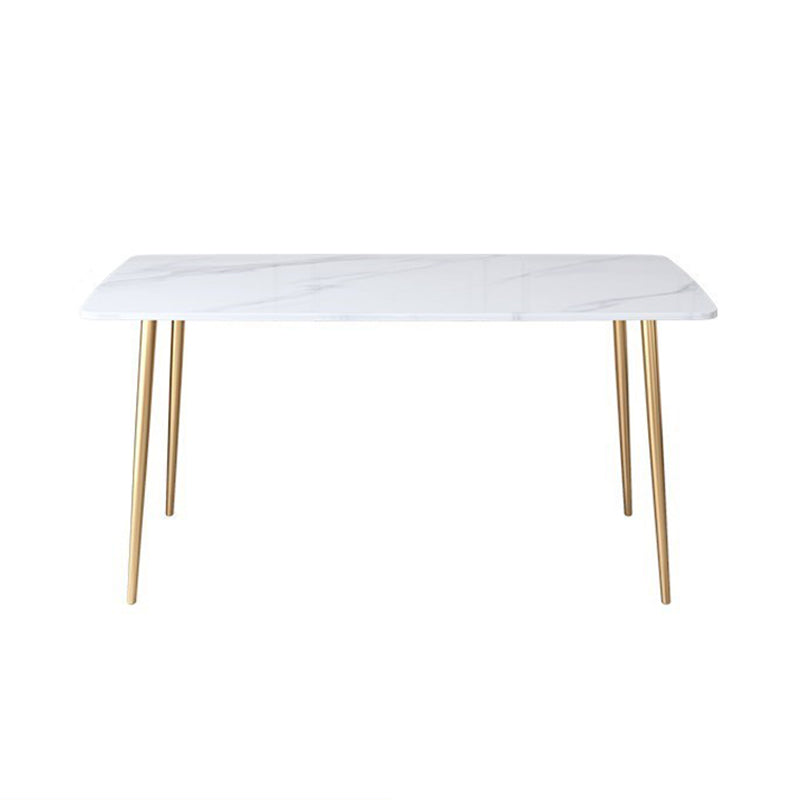 Nordic 1/2/5 Pieces Dining Set Rectangle Stone Dining Table for Dining Room