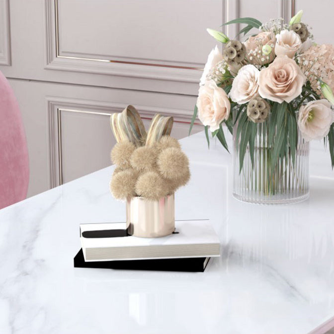 Nordic 1/2/5 Pieces Dining Set Rectangle Stone Dining Table for Dining Room