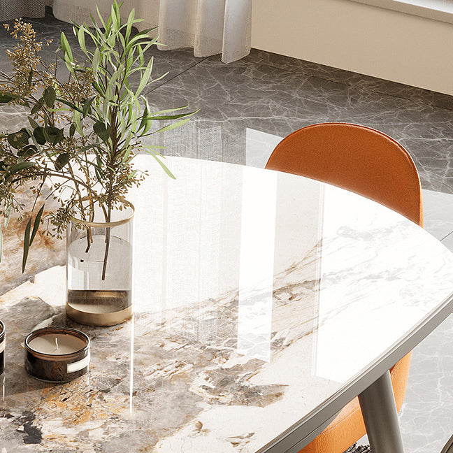 Modern Extensible Dining Table Set 1/2/5/7 Pieces Home Dining Room Set