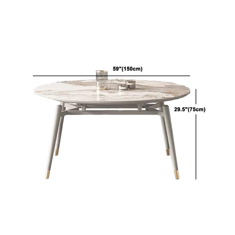 Modern Extensible Dining Table Set 1/2/5/7 Pieces Home Dining Room Set