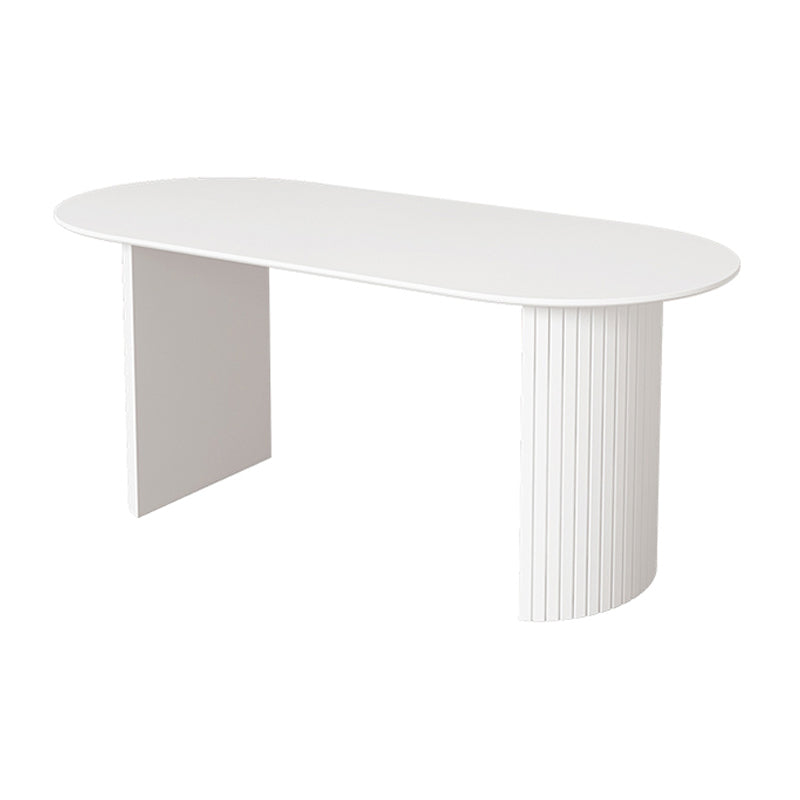 White Dining Table Contemporary Style Dinette Table for Kitchen  Home