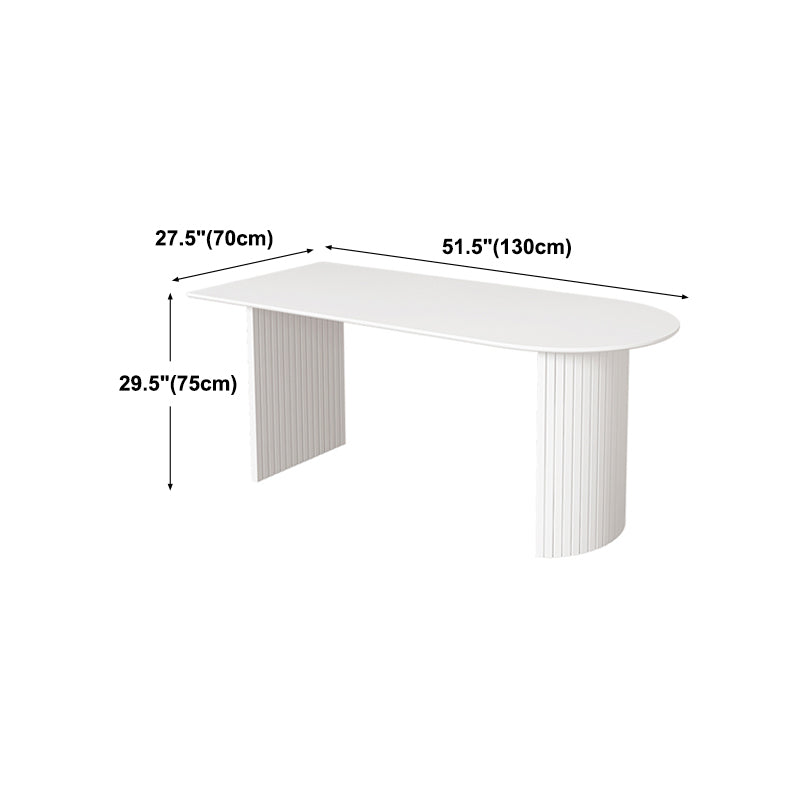 White Dining Table Contemporary Style Dinette Table for Kitchen  Home