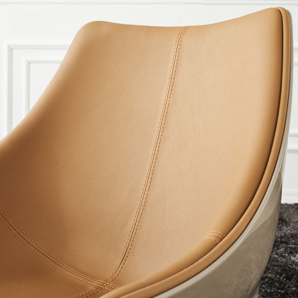 Faux Leather Dining Chair Parsons Chair in Matte Finish for Home