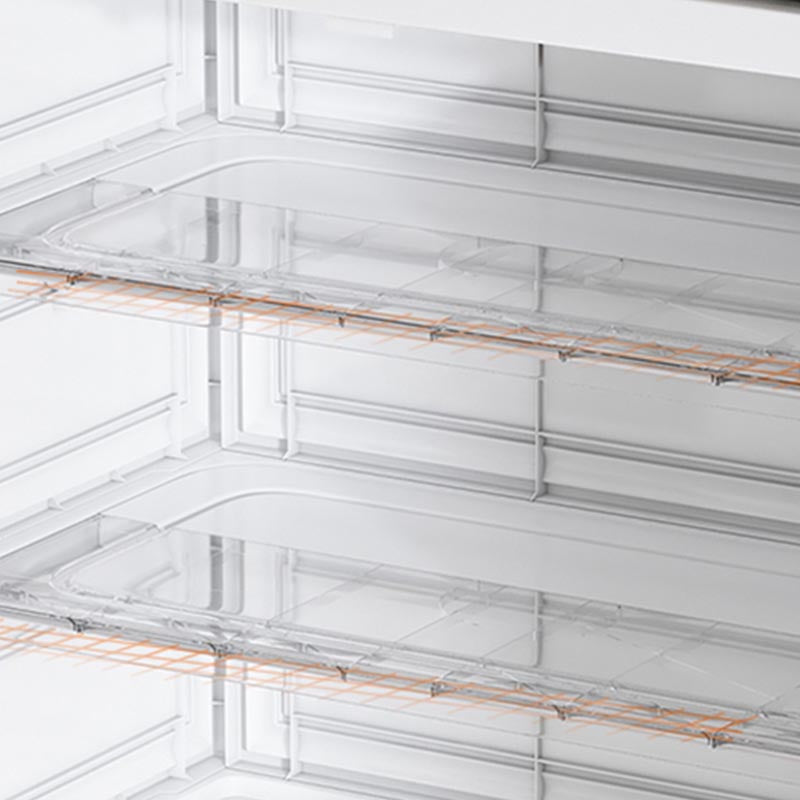 Contemporary Style Wardrobe Plastic Bedroom Wardrobe Closet with Storage