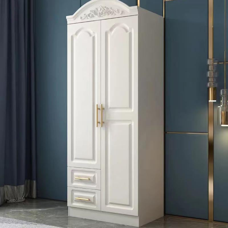 French Country Wardrobe White Wooden Wardrobe Closet for Bedroom