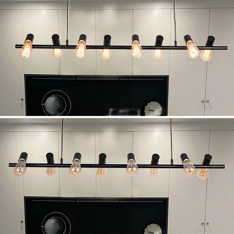 Adjustable Length Hanging Lamp Post-Modern Style Metal Island Light for  Kitchen