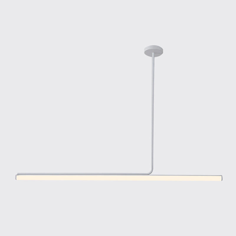 Modern Strip Chandelier Lighting Metal LED Dining Room Island Chandelier