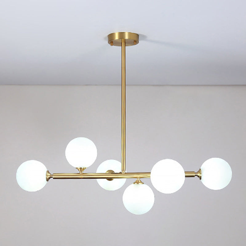 Nordic Bubbles Hanging Island Light Glass Island Pendant Light for Dining Room