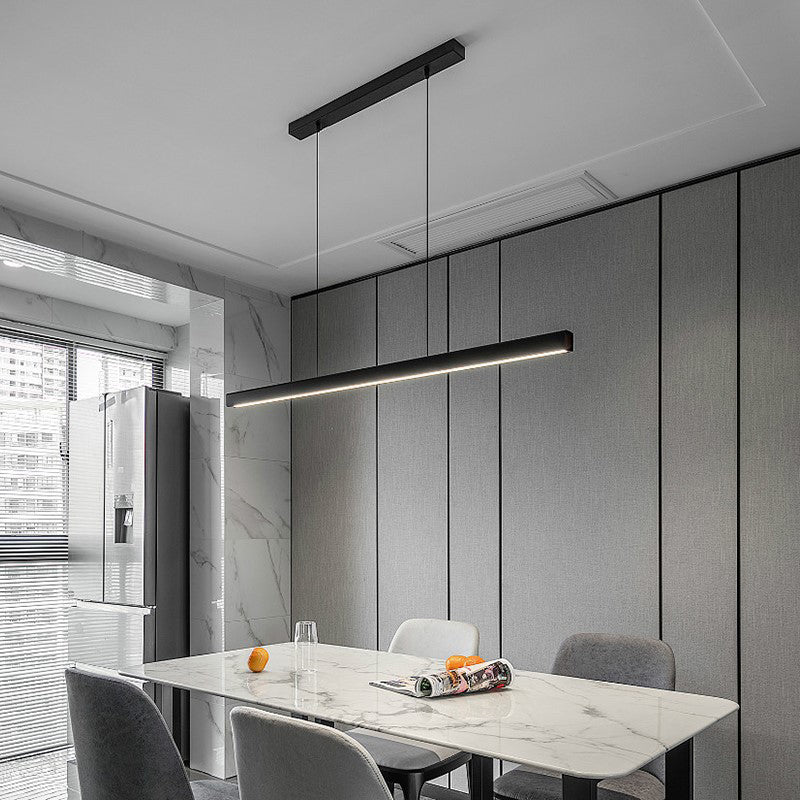 Simple Hanging Island Light Modern Metal LED Hanging Lighting Fixture for Sitting Room