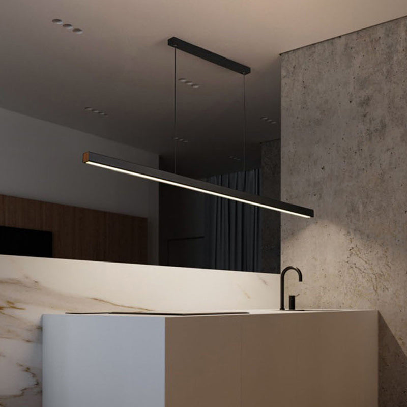 Simple Hanging Island Light Modern Metal LED Hanging Lighting Fixture for Sitting Room