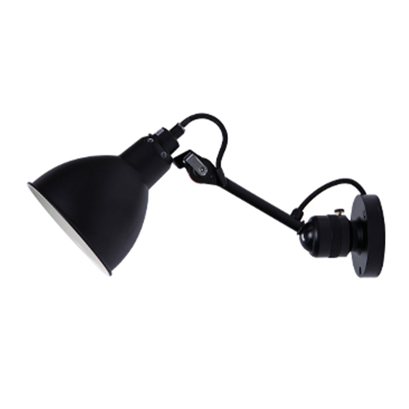 Modern Wall Sconce Linear Shape Reading Wall Light with Metal Shade for Bedroom