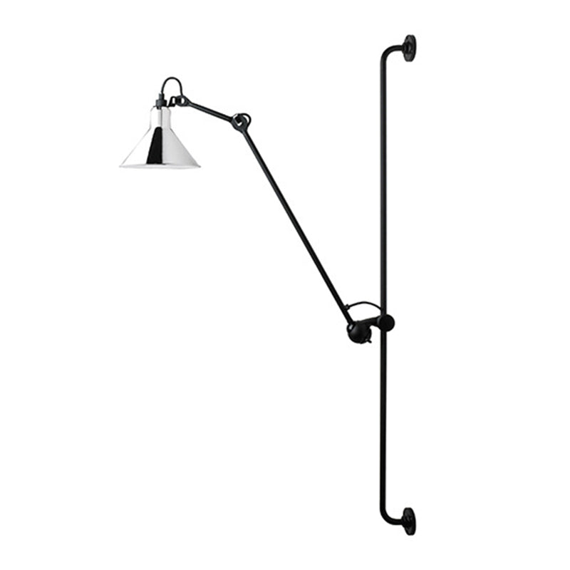 Modern Wall Sconce Linear Shape Reading Wall Light with Metal Shade for Bedroom